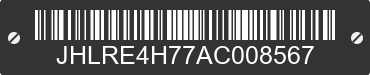2010 HONDA CR-V JHLRE4H77AC008567 VIN decoded