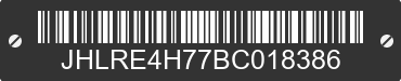 2011 HONDA CR-V JHLRE4H77BC018386 VIN decoded