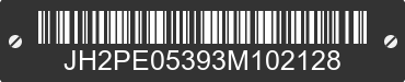 2003 HONDA CRF450R JH2PE05393M102128 VIN decoded