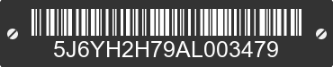 2010 HONDA Element 5J6YH2H79AL003479 VIN decoded