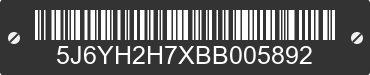 2011 HONDA Element 5J6YH2H7XBB005892 VIN decoded