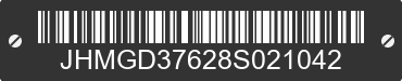 2008 HONDA Fit JHMGD37628S021042 VIN decoded
