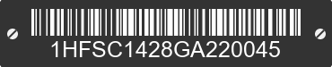 1986 HONDA GL1200 (GOLDWING) 1HFSC1428GA220045 VIN decoded