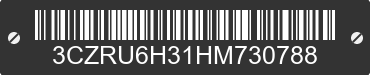 2017 HONDA HR-V 3CZRU6H31HM730788 VIN decoded