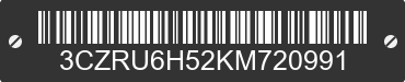 2019 HONDA HR-V 3CZRU6H52KM720991 VIN decoded
