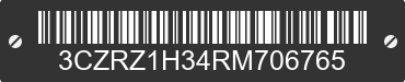 2024 HONDA HR-V 3CZRZ1H34RM706765 VIN decoded