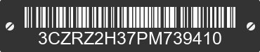 2023 HONDA HR-V 3CZRZ2H37PM739410 VIN decoded
