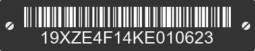 2019 HONDA Insight 19XZE4F14KE010623 VIN decoded