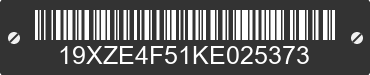 2019 HONDA Insight 19XZE4F51KE025373 VIN decoded