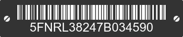 2007 HONDA Odyssey 5FNRL38247B034590 VIN decoded