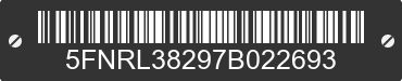 2007 HONDA Odyssey 5FNRL38297B022693 VIN decoded