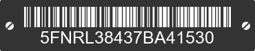 2007 HONDA Odyssey 5FNRL38437BA41530 VIN decoded