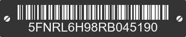 2024 HONDA Odyssey 5FNRL6H98RB045190 VIN decoded