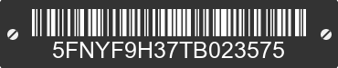 2026 HONDA Passport 5FNYF9H37TB023575 VIN decoded