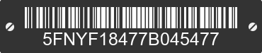2007 HONDA Pilot 5FNYF18477B045477 VIN decoded