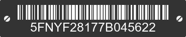 2007 HONDA Pilot 5FNYF28177B045622 VIN decoded