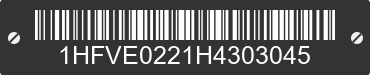 2017 HONDA Pioneer 1HFVE0221H4303045 VIN decoded