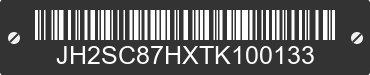2026 HONDA Rebel 1100 JH2SC87HXTK100133 VIN decoded