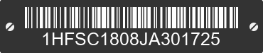 1988 HONDA Shadow 1100 1HFSC1808JA301725 VIN decoded