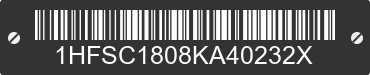1989 HONDA Shadow 1HFSC1808KA40232X VIN decoded