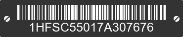 2007 HONDA VTX1300C 1HFSC55017A307676 VIN decoded