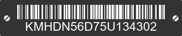 2005 HYUNDAI Elantra KMHDN56D75U134302 VIN decoded
