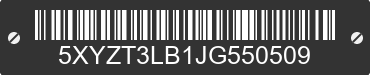 2018 HYUNDAI Santa Fe Sport 5XYZT3LB1JG550509 VIN decoded