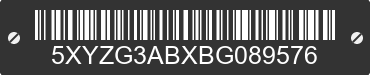 2011 HYUNDAI Santa Fe 5XYZG3ABXBG089576 VIN decoded