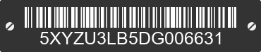 2013 HYUNDAI Santa Fe 5XYZU3LB5DG006631 VIN decoded