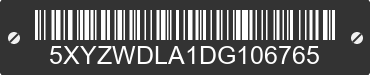2013 HYUNDAI Santa Fe 5XYZWDLA1DG106765 VIN decoded