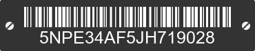 2018 HYUNDAI Sonata 5NPE34AF5JH719028 VIN decoded