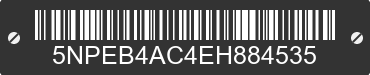 2014 HYUNDAI Sonata 5NPEB4AC4EH884535 VIN decoded