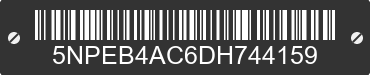 2013 HYUNDAI Sonata 5NPEB4AC6DH744159 VIN decoded