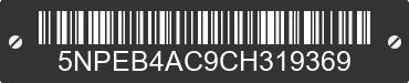 2012 HYUNDAI Sonata 5NPEB4AC9CH319369 VIN decoded