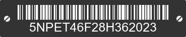 2008 HYUNDAI Sonata 5NPET46F28H362023 VIN decoded
