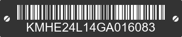 2016 HYUNDAI Sonata KMHE24L14GA016083 VIN decoded