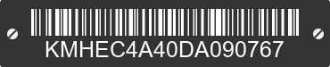 2013 HYUNDAI Sonata KMHEC4A40DA090767 VIN decoded