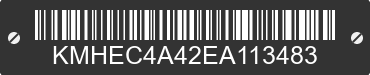 2014 HYUNDAI Sonata KMHEC4A42EA113483 VIN decoded