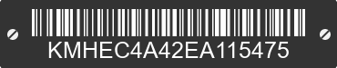 2014 HYUNDAI Sonata KMHEC4A42EA115475 VIN decoded
