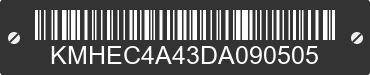 2013 HYUNDAI Sonata KMHEC4A43DA090505 VIN decoded