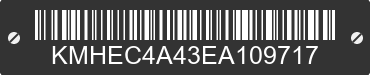2014 HYUNDAI Sonata KMHEC4A43EA109717 VIN decoded
