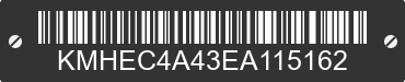 2014 HYUNDAI Sonata KMHEC4A43EA115162 VIN decoded