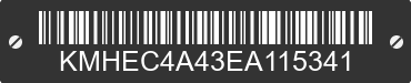 2014 HYUNDAI Sonata KMHEC4A43EA115341 VIN decoded