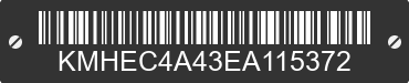 2014 HYUNDAI Sonata KMHEC4A43EA115372 VIN decoded