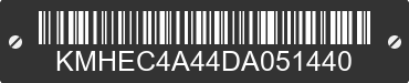 2013 HYUNDAI Sonata KMHEC4A44DA051440 VIN decoded