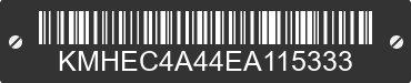 2014 HYUNDAI Sonata KMHEC4A44EA115333 VIN decoded