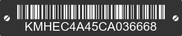 2012 HYUNDAI Sonata KMHEC4A45CA036668 VIN decoded
