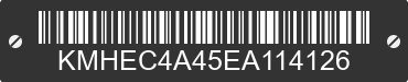 2014 HYUNDAI Sonata KMHEC4A45EA114126 VIN decoded