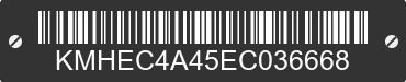 2014 HYUNDAI Sonata KMHEC4A45EC036668 VIN decoded
