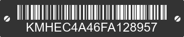 2015 HYUNDAI Sonata KMHEC4A46FA128957 VIN decoded